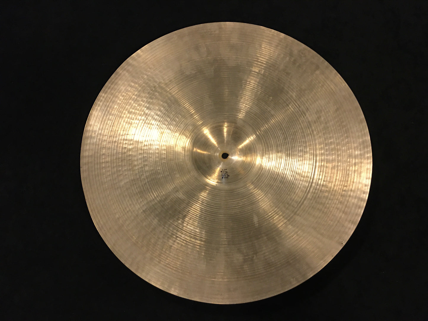 20" Zildjian A Large Hollow Block Stamp 1954-56 Crash / Ride Cymbal 2164g #572