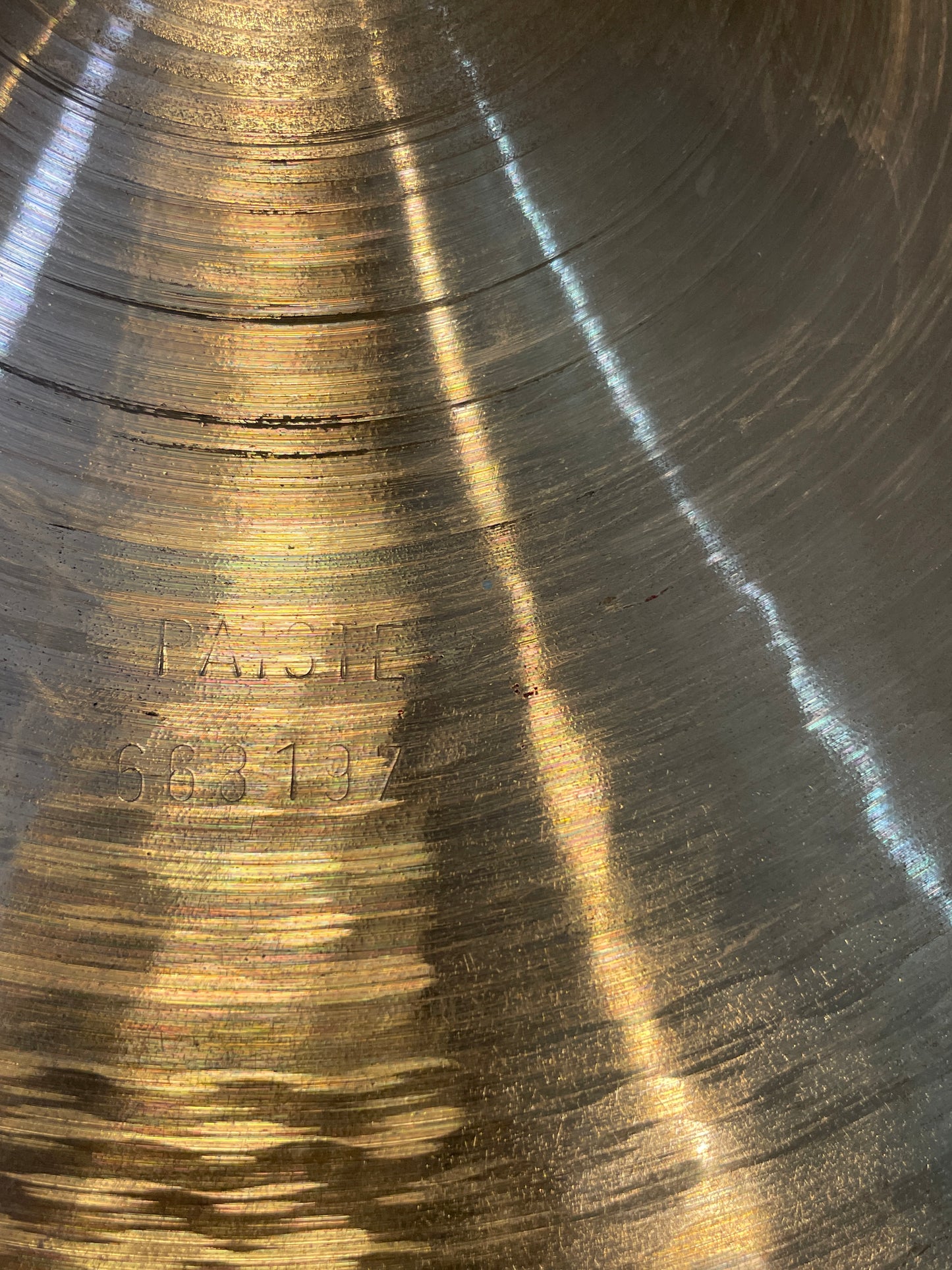 14" Paiste 1986 3000 Sound Edge Hi-Hat Cymbal Pair 866g/1170g