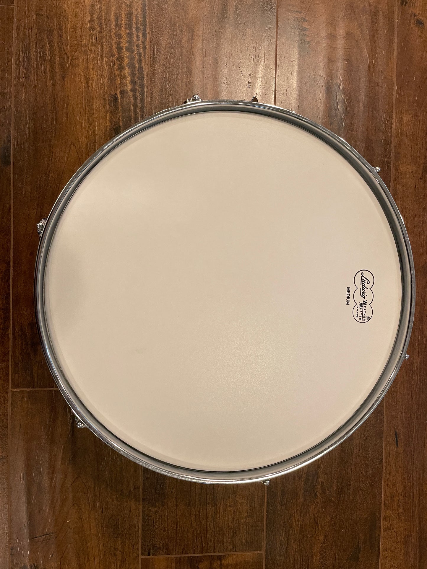 1966 Ludwig 5x14 Pioneer Snare Drum Blue Sparkle