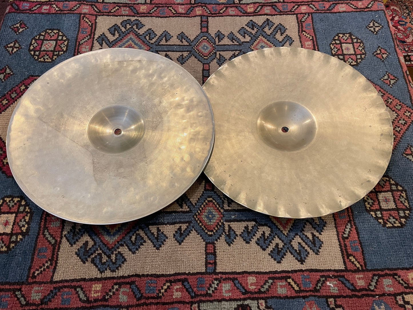 14" Paiste 1978 Sound Creation Sound Edge Hi-Hat Cymbal Pair 1184g/1268g *Video Demo*