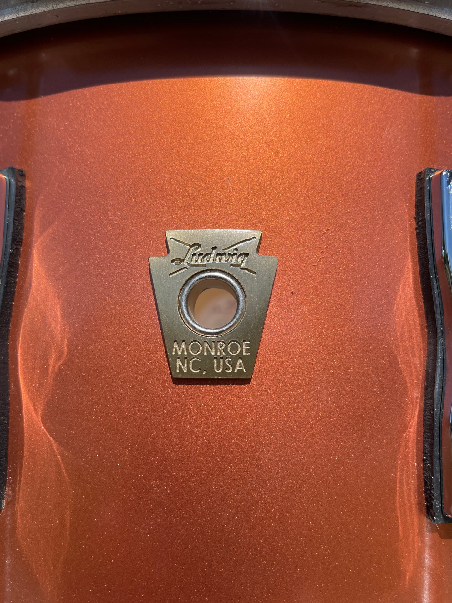 Ludwig 6.5x14 Classic Maple LS403 Snare Drum Copper Mist - Chicago Drum Show 2018
