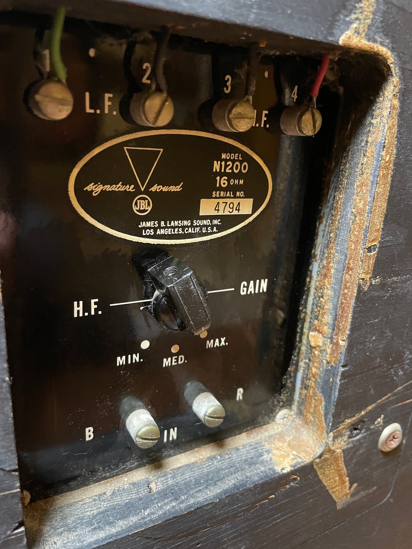1960s JBL Harkness C40 Lowboy Hi-Fi Speaker Cabinet MCM