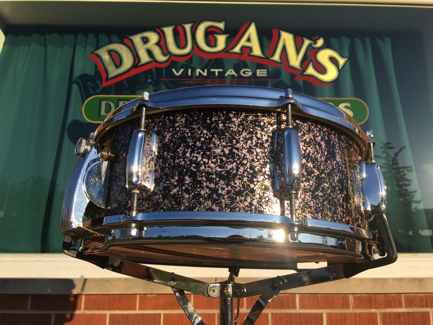 1958 Slingerland 5.5x14 Capri Pearl Super Gene Krupa Radio King Snare Drum