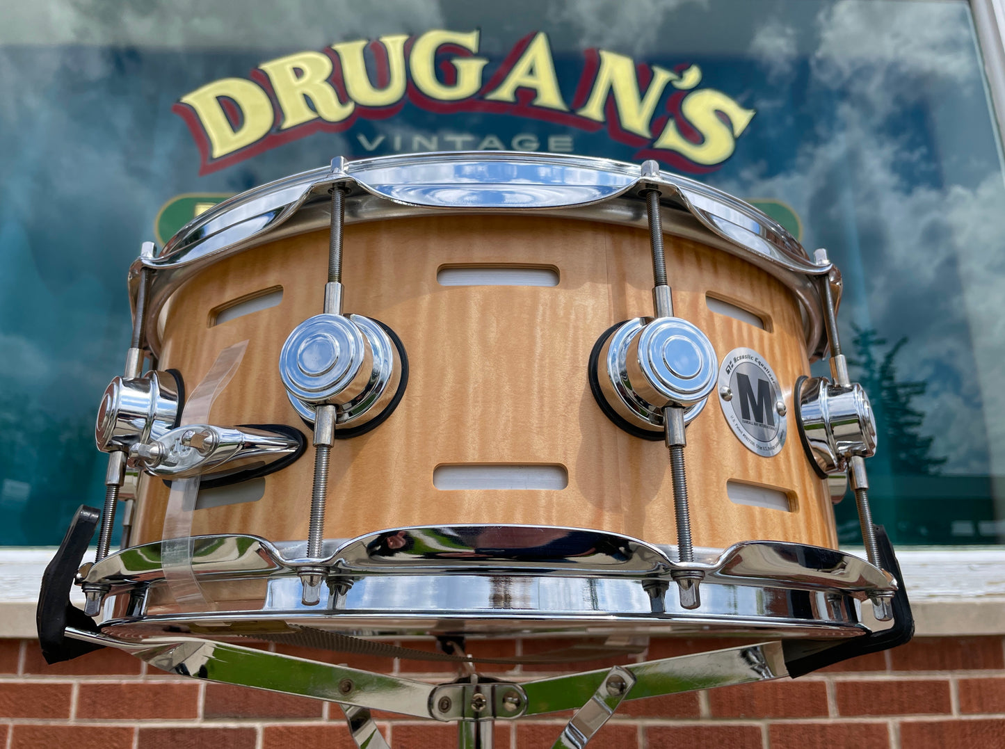 DW Collector's Series Acoustic EQ 6x14 Snare Drum Natural Drum Workshop