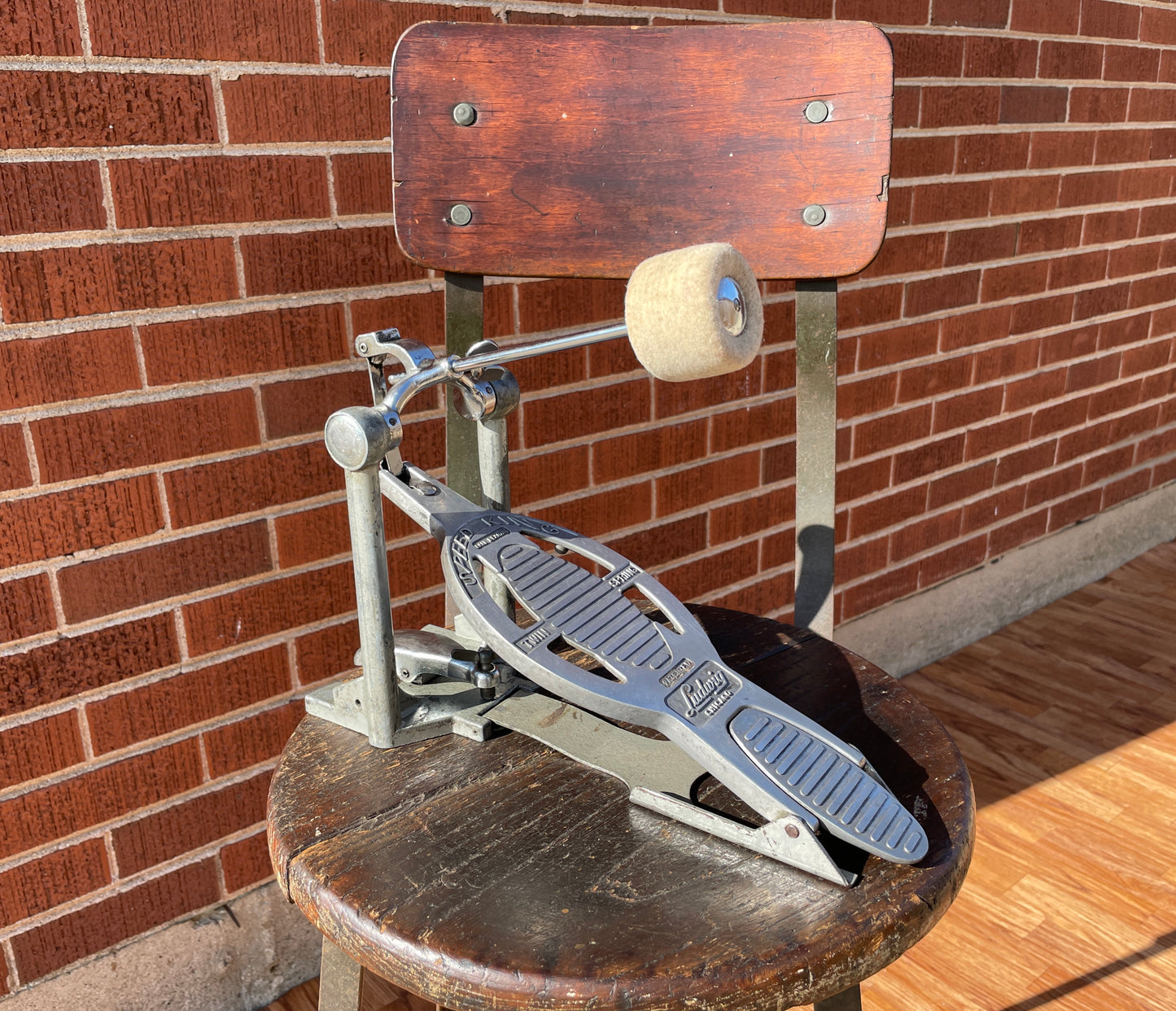 Vintage Ludwig Twin Spring Speed King Bass Drum Pedal