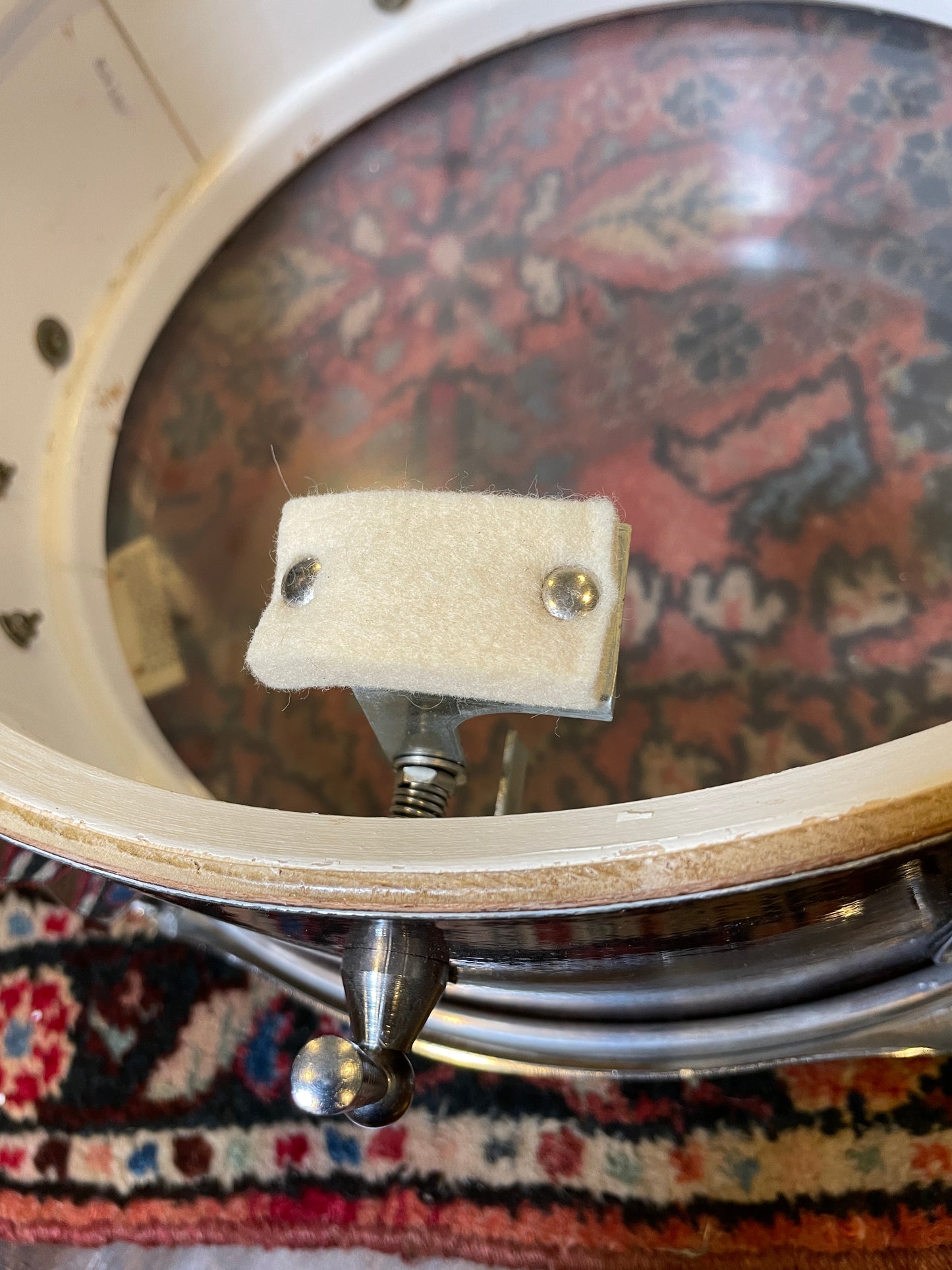 1967 Ludwig 5x14 Pioneer Snare Drum Burgundy Sparkle