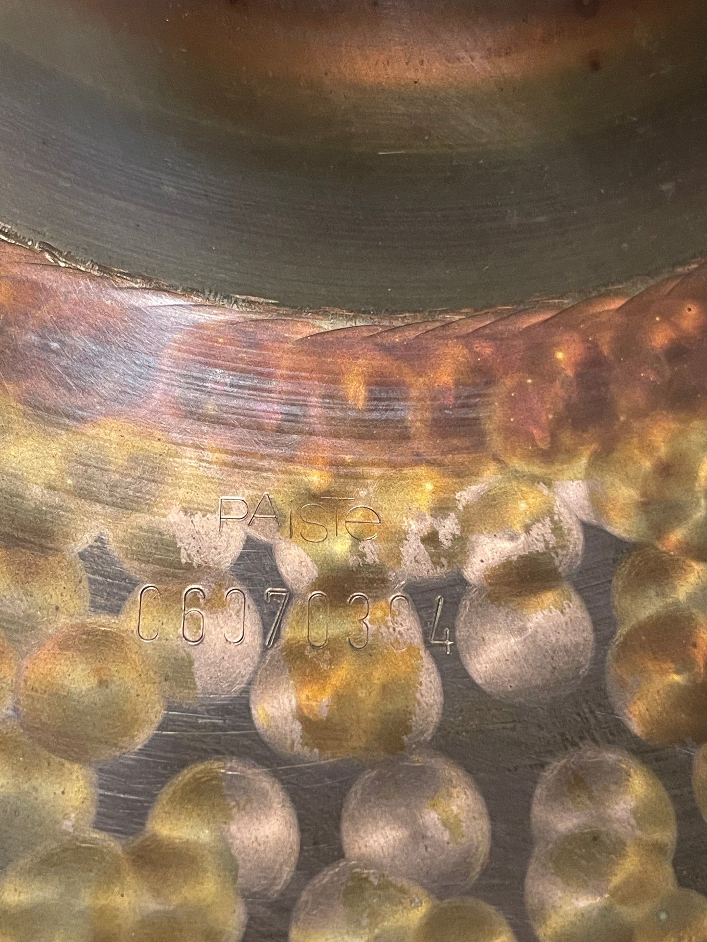 19" Paiste Rude Thin Crash Cymbal 1818g