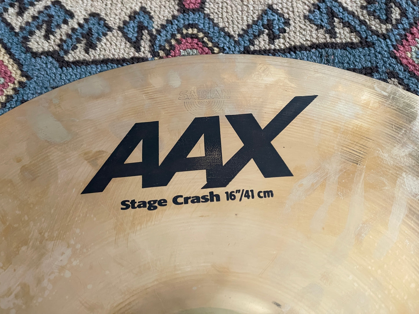 16" Sabian AAX Stage Crash Cymbal 1066g 21608XB