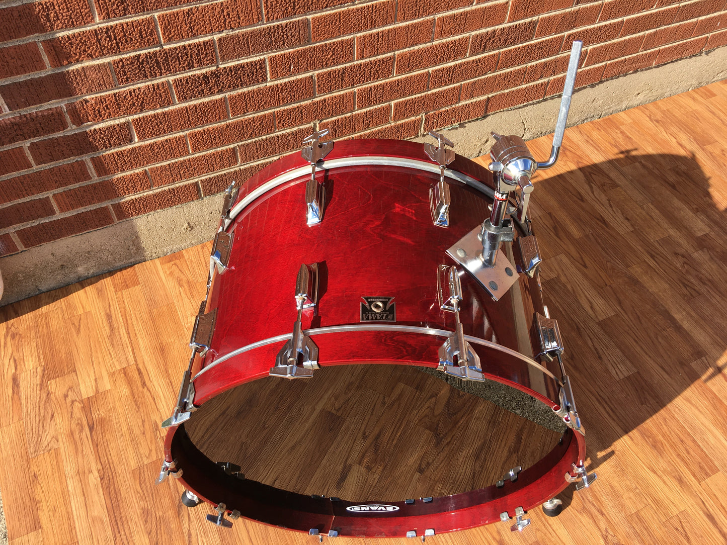1970s-1980s Tama Superstar 14x24 Bass Drum Cherry Wine - Neil Peart