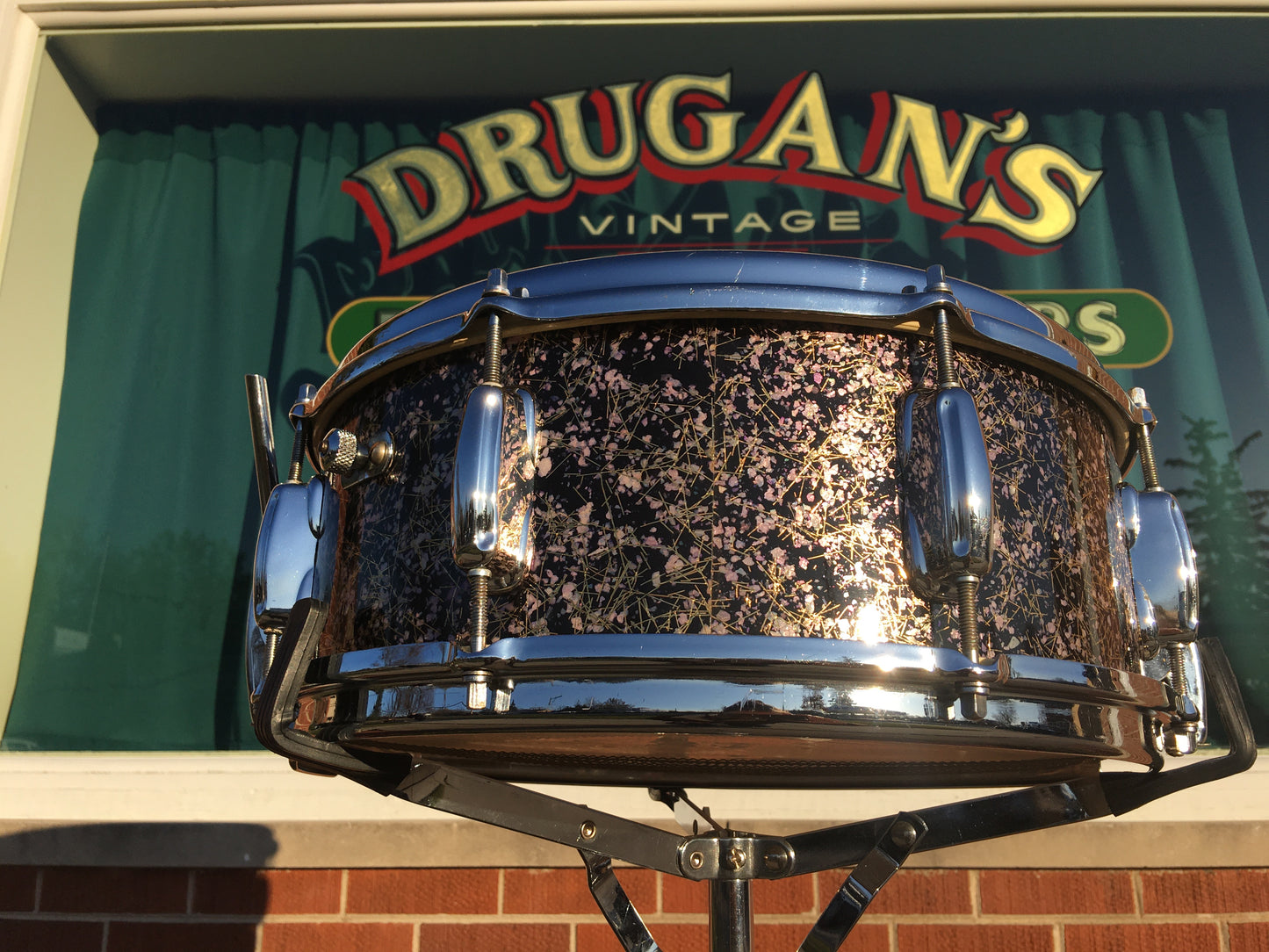 1958 Slingerland 5.5x14 Capri Pearl Super Gene Krupa Radio King Snare Drum