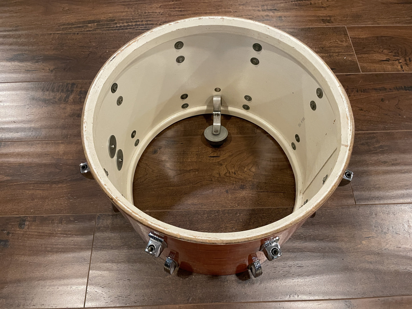 1968 Ludwig 10x14 Tom Drum Mod Orange