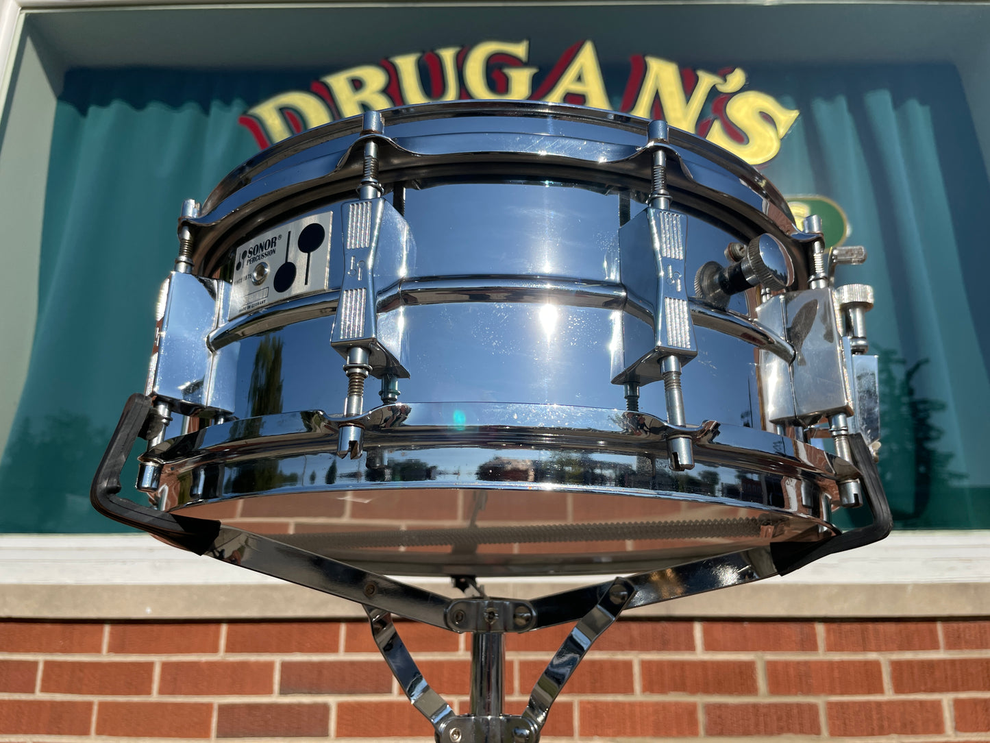 Vintage Sonor 5.75x14 D505 Phonic Ferro-Manganese Steel Snare Drum