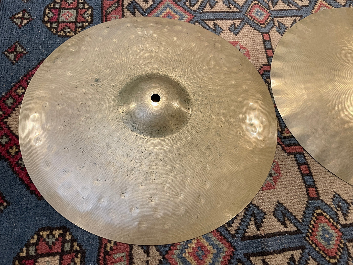 14" Paiste 1978 Sound Creation Sound Edge Hi-Hat Cymbal Pair 1184g/1268g *Video Demo*