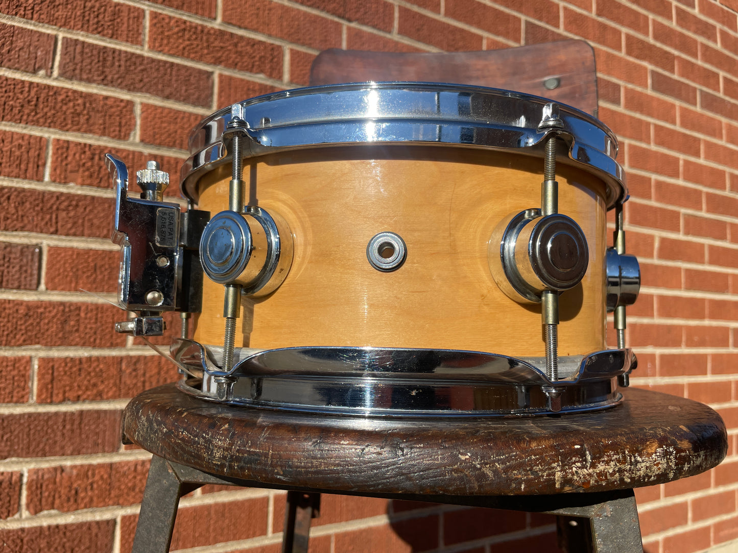 2002 DW 5x10 Soprano Snare Natural Drum Workshop