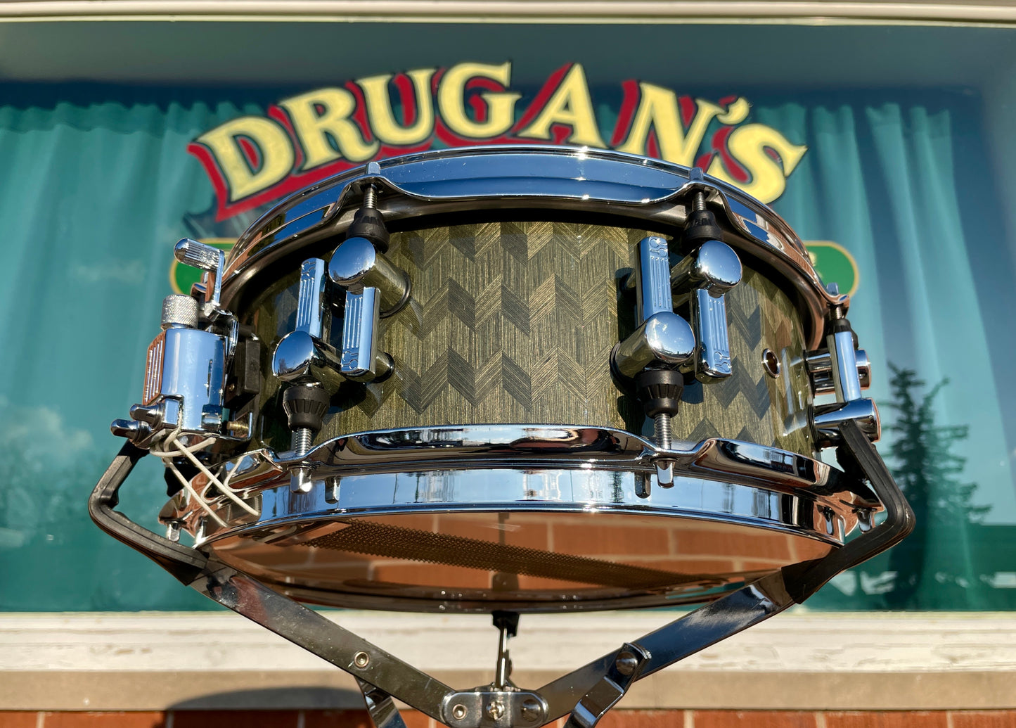 Sonor 5x12 Artist Series Snare Drum Green 12-Ply Birch