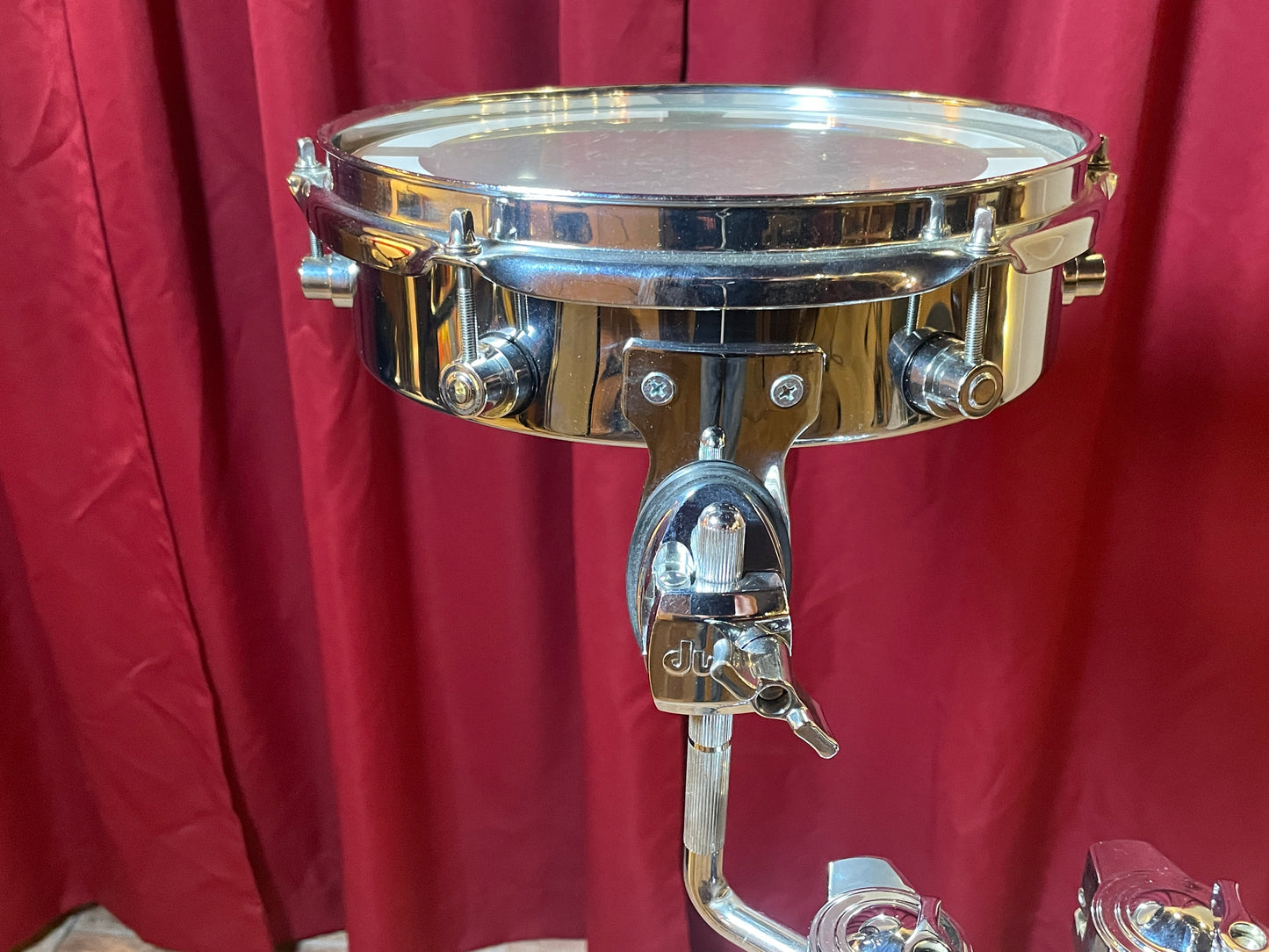 DW 8" Piccolo Tom Drum Chrome Drum Workshop 2.5x8 Black Badge