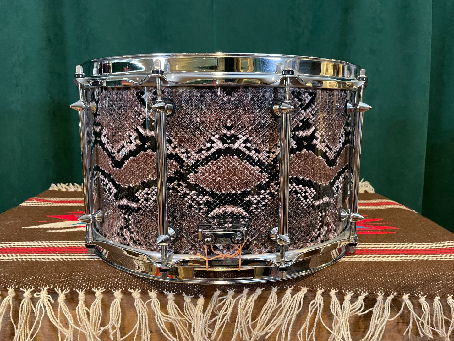 Pearl Vinnie Paul Signature Model 8x14 VP1480 Snare Drum Snakeskin