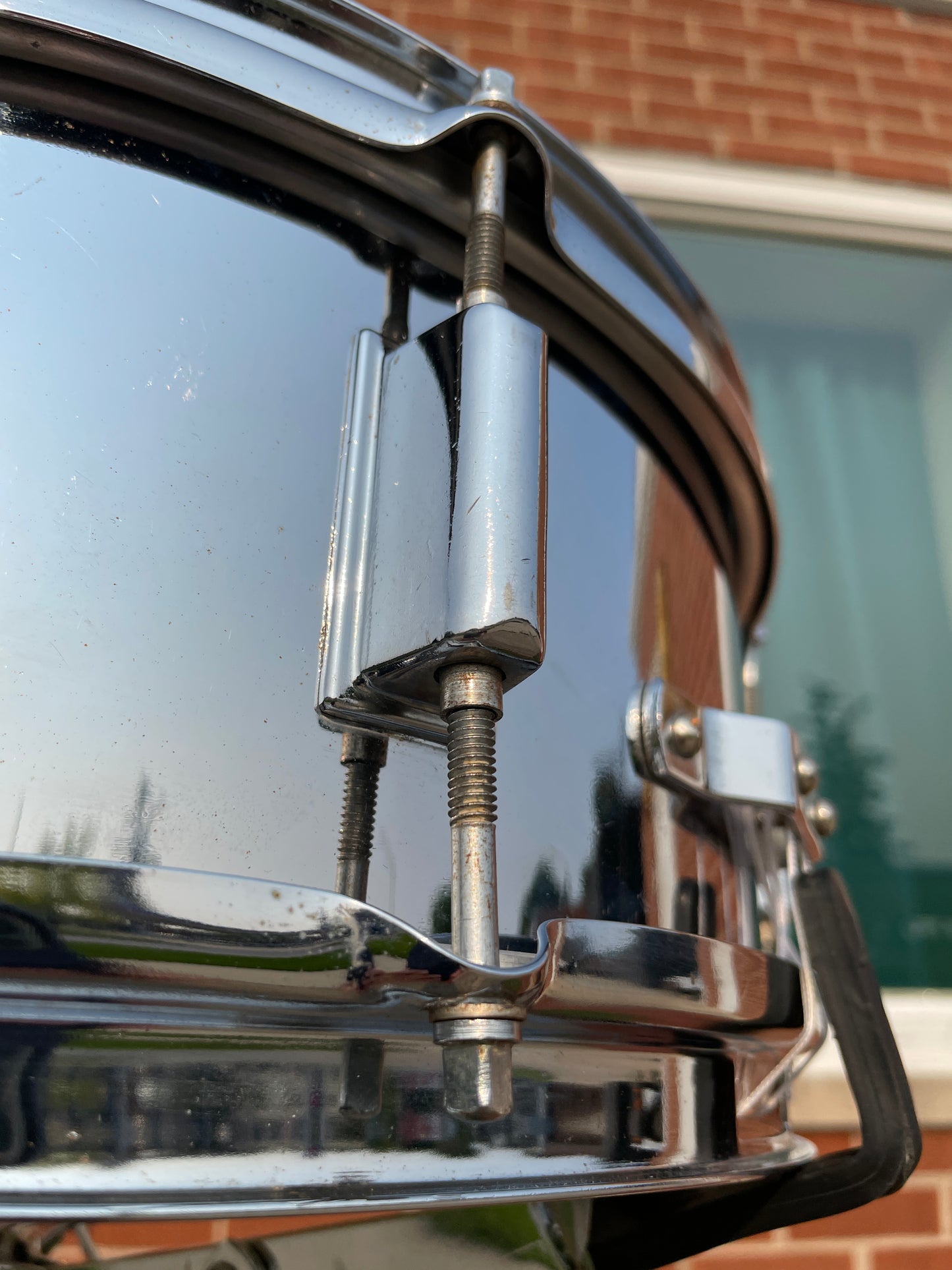 1960s Kent 5.5x14 Snare Drum Chrome Over Steel