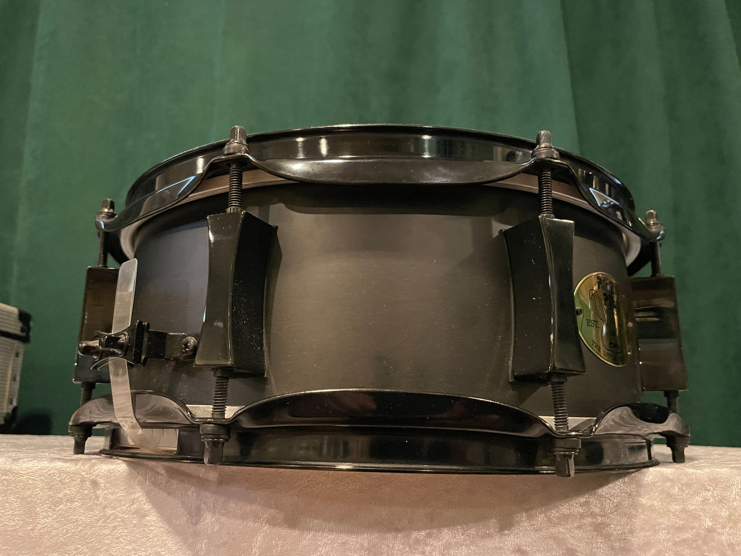 Pork Pie 5x12 Little Squealer Snare Drum Black / Black