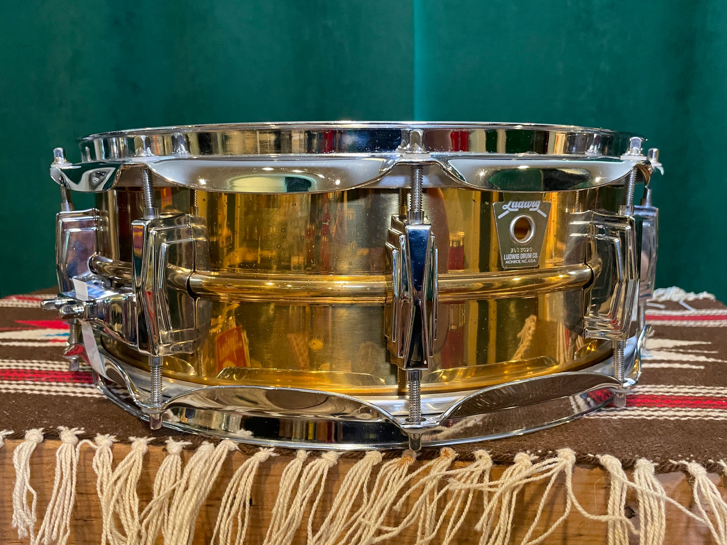 1990s Ludwig LB550 Bronze Supraphonic 5x14 Snare Drum