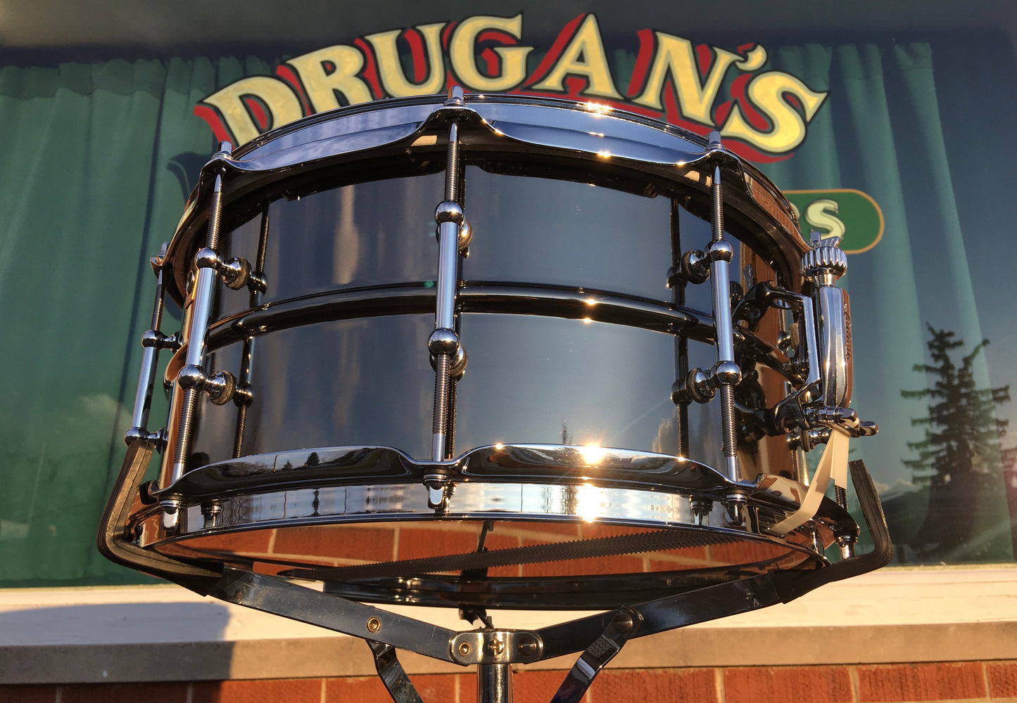 Ludwig 6.5x14 LB417T Black Beauty Tube Lugs Snare Drum