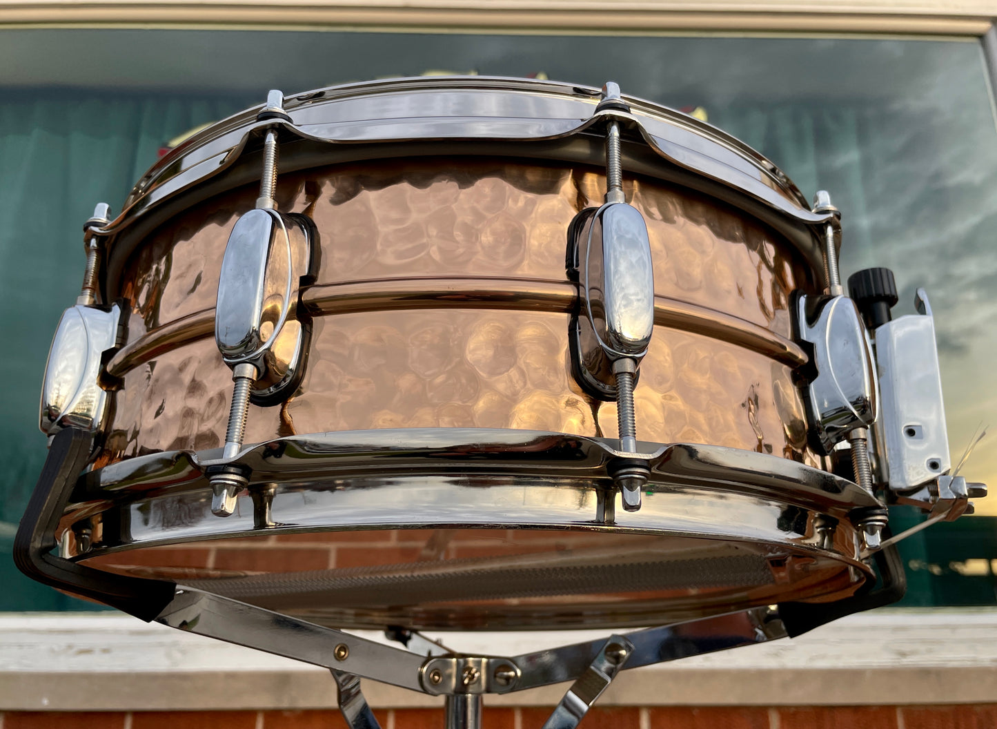 Tama 5.5x14 Hammered Bronze Snare Drum