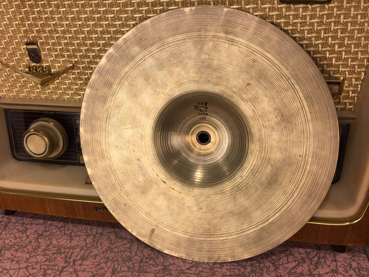 10" Zildjian A 1950s Trans Stamp Splash Cymbal 278g #610