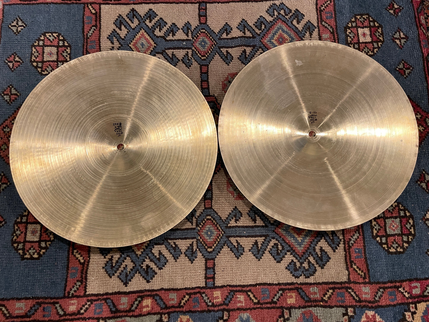 14" Zildjian A 1960s Hi-Hat Cymbal Set 724g/776g #705 *Video Demo*