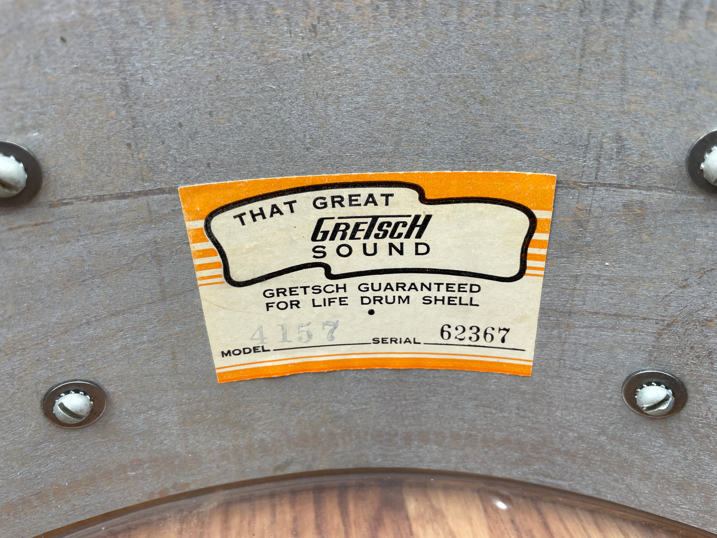 1960s Gretsch Progressive Jazz Drum Set Champagne Sparkle