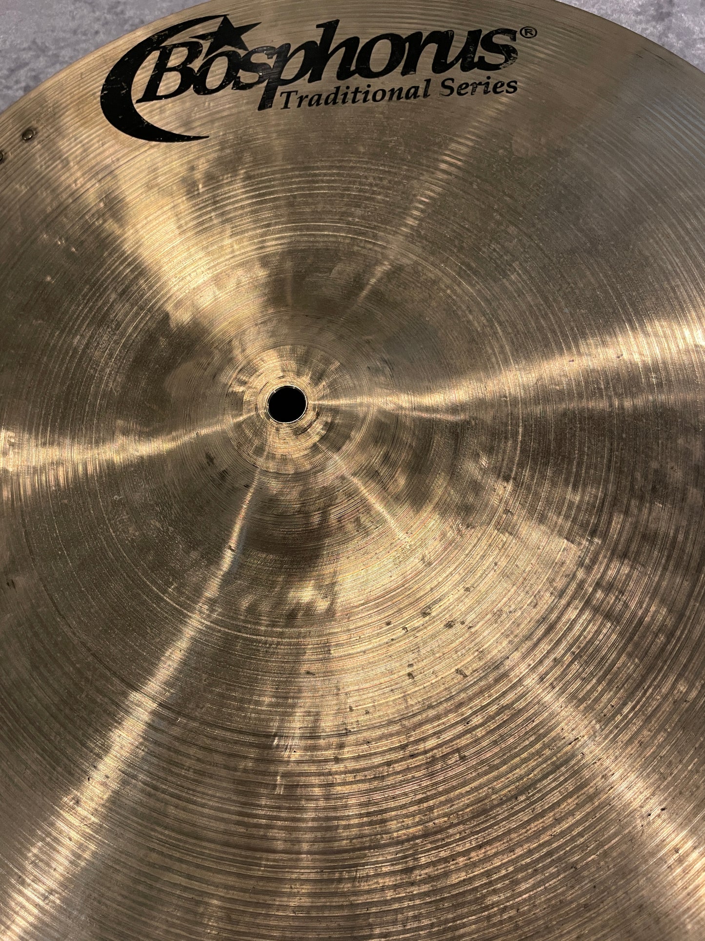 17" Bosphorus Traditional Series Medium Thin Crash Cymbal 1187g