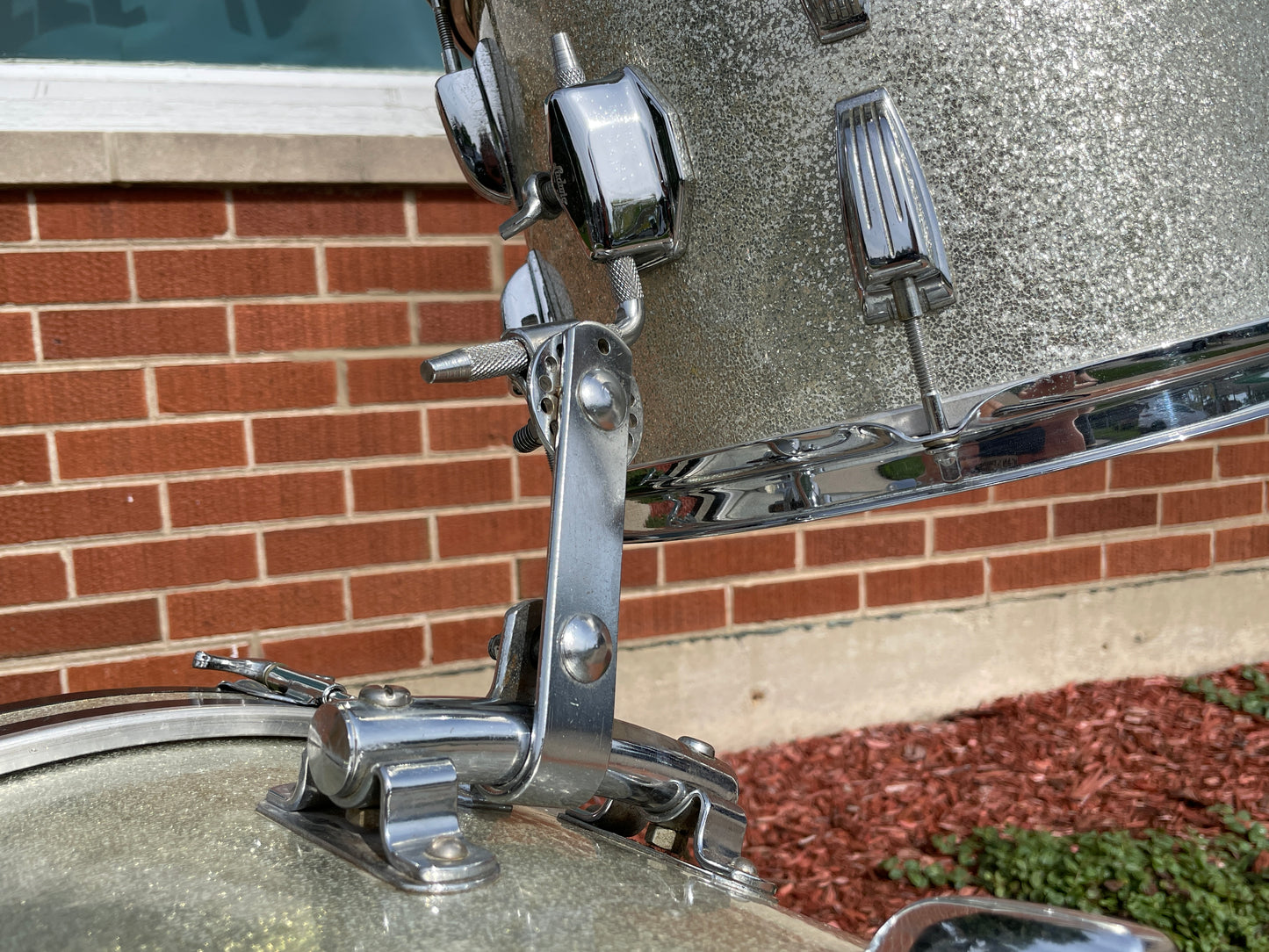 1964 Ludwig Super Beat Drum Set Silver Sparkle 20/13/16 COB
