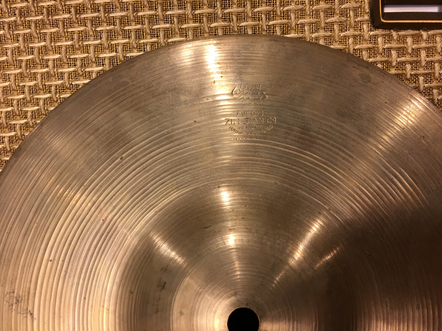 10" Zildjian A 1950s Trans Stamp Splash Cymbal 278g #610