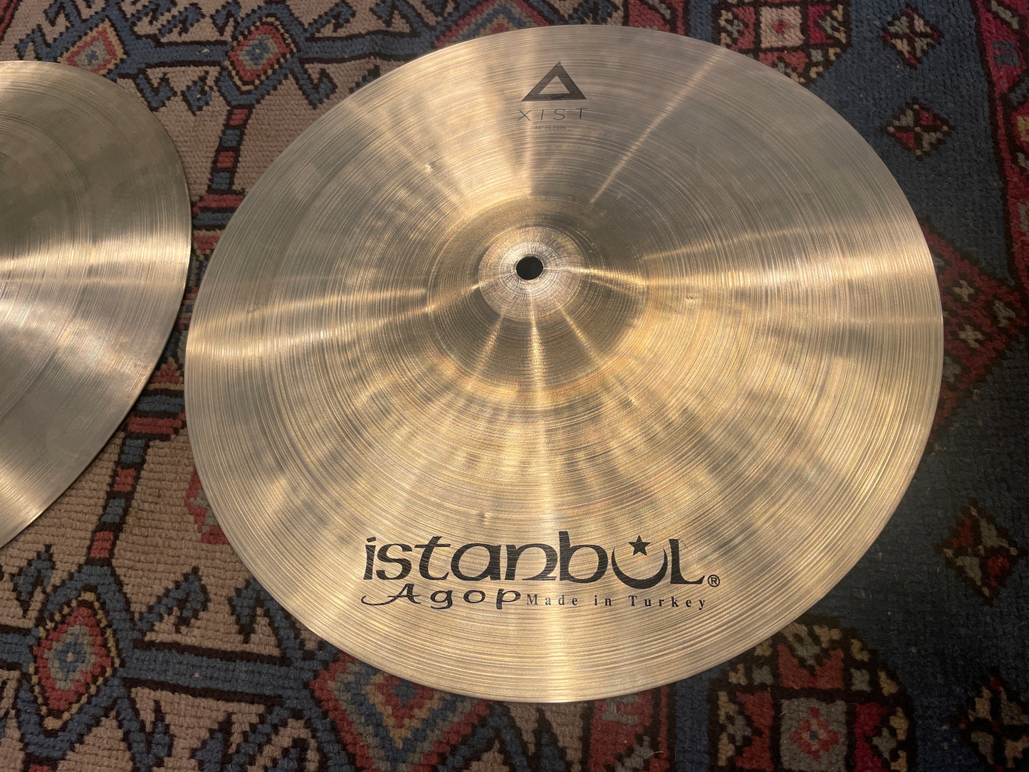 15" Istanbul Agop Xist Hi-Hat Cymbal Pair 1091g/1286g