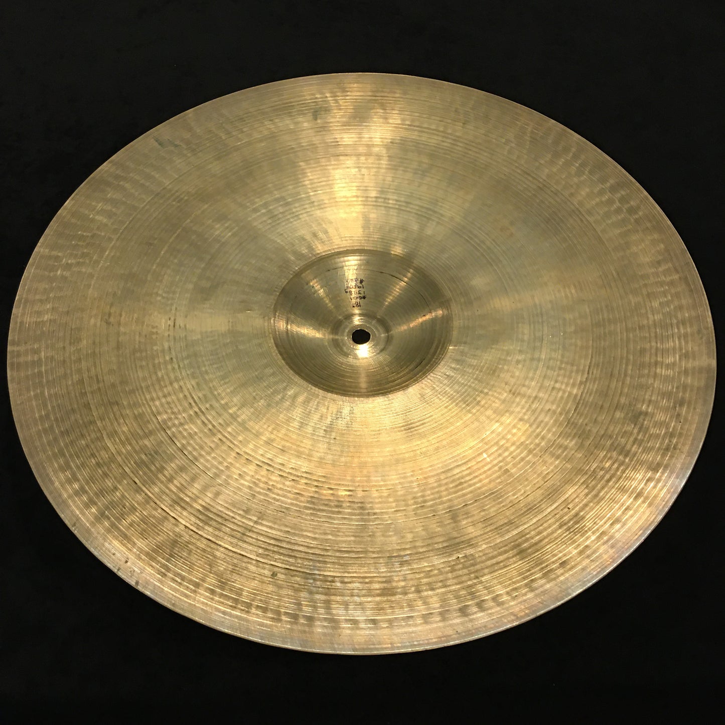18" Zildjian 1950's Crash Ride Cymbal Great Weight 1341 grams #601