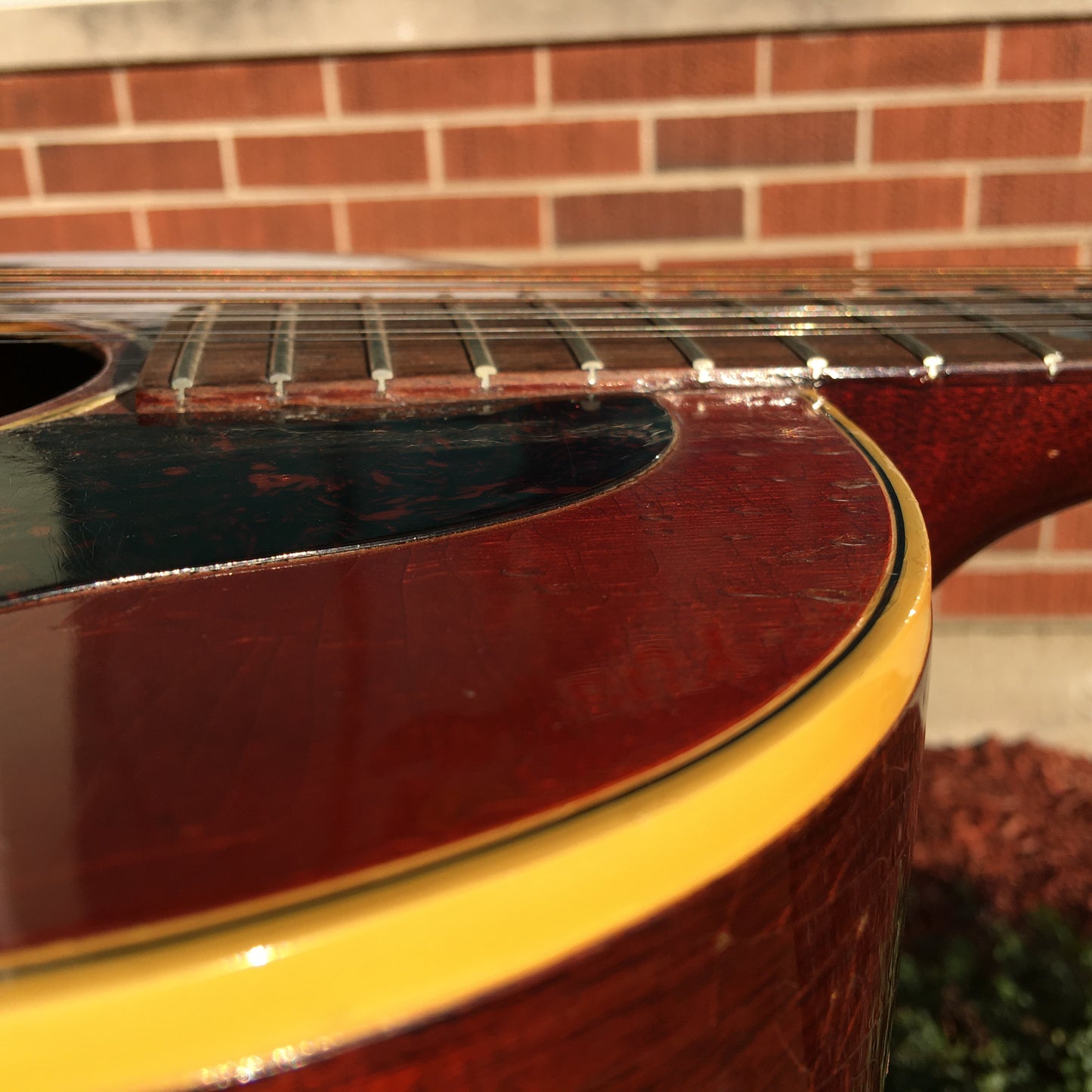 1966 Gibson B-25-12 Cherry Sunburst 12 String Acoustic Guitar