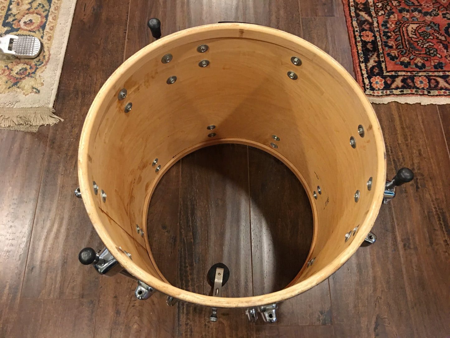 1960s Slingerland 16x16 Capri Pearl Floor Tom #1