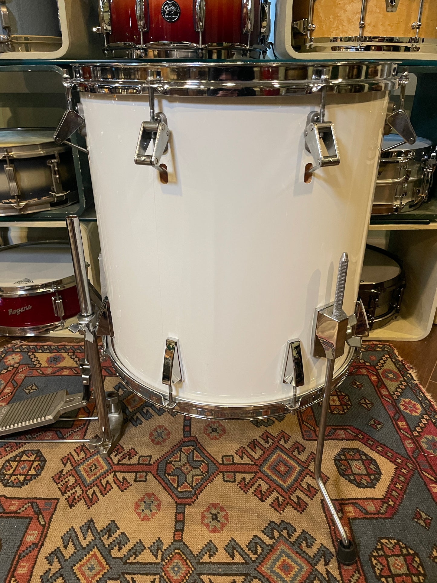 Rare 1980s Yamaha FT916-B Timpani Floor Tom 16X16 White