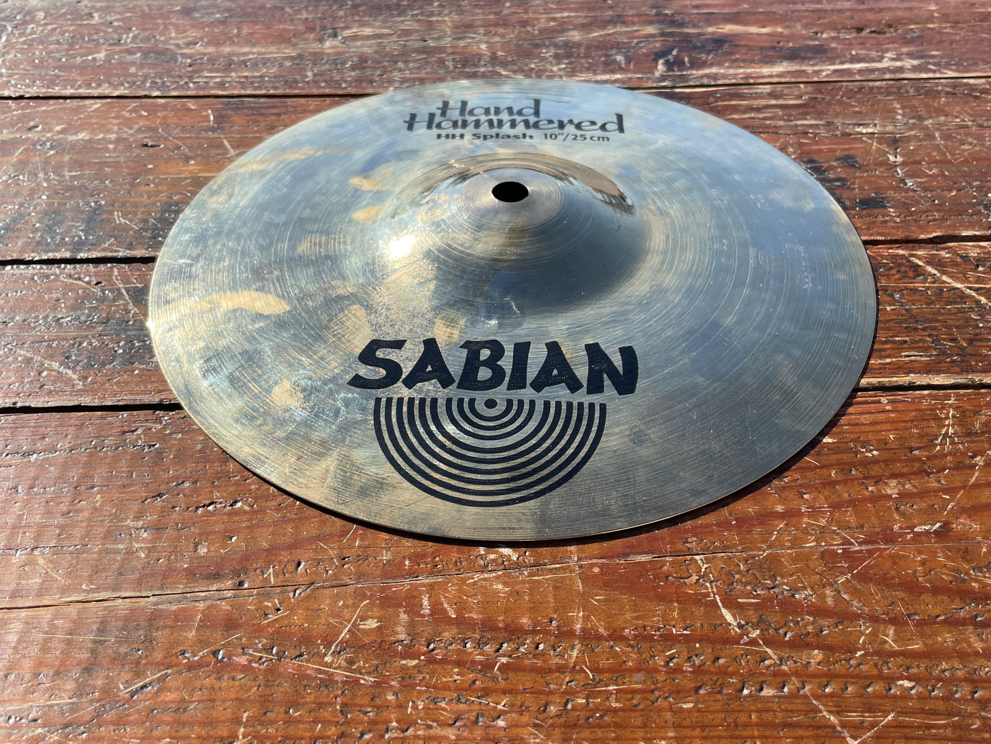 10" Sabian Hand Hammered HH Splash Cymbal Brilliant 256g 11005B