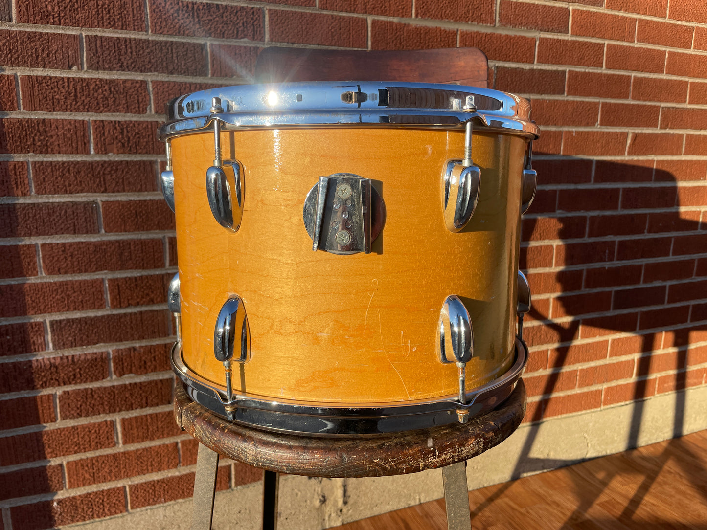 1970s Slingerland 9x13 Tom Drum Single Natural