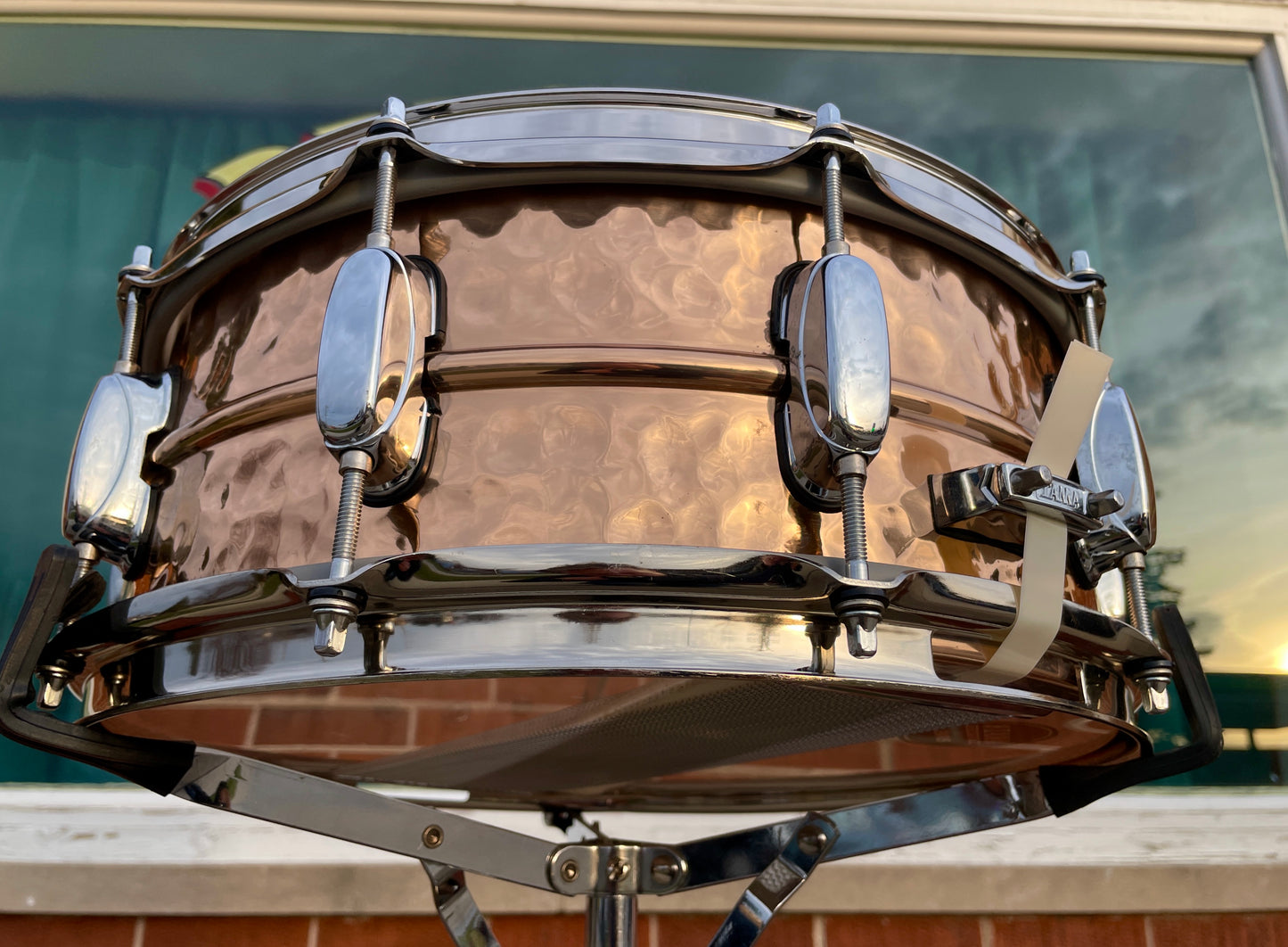 Tama 5.5x14 Hammered Bronze Snare Drum