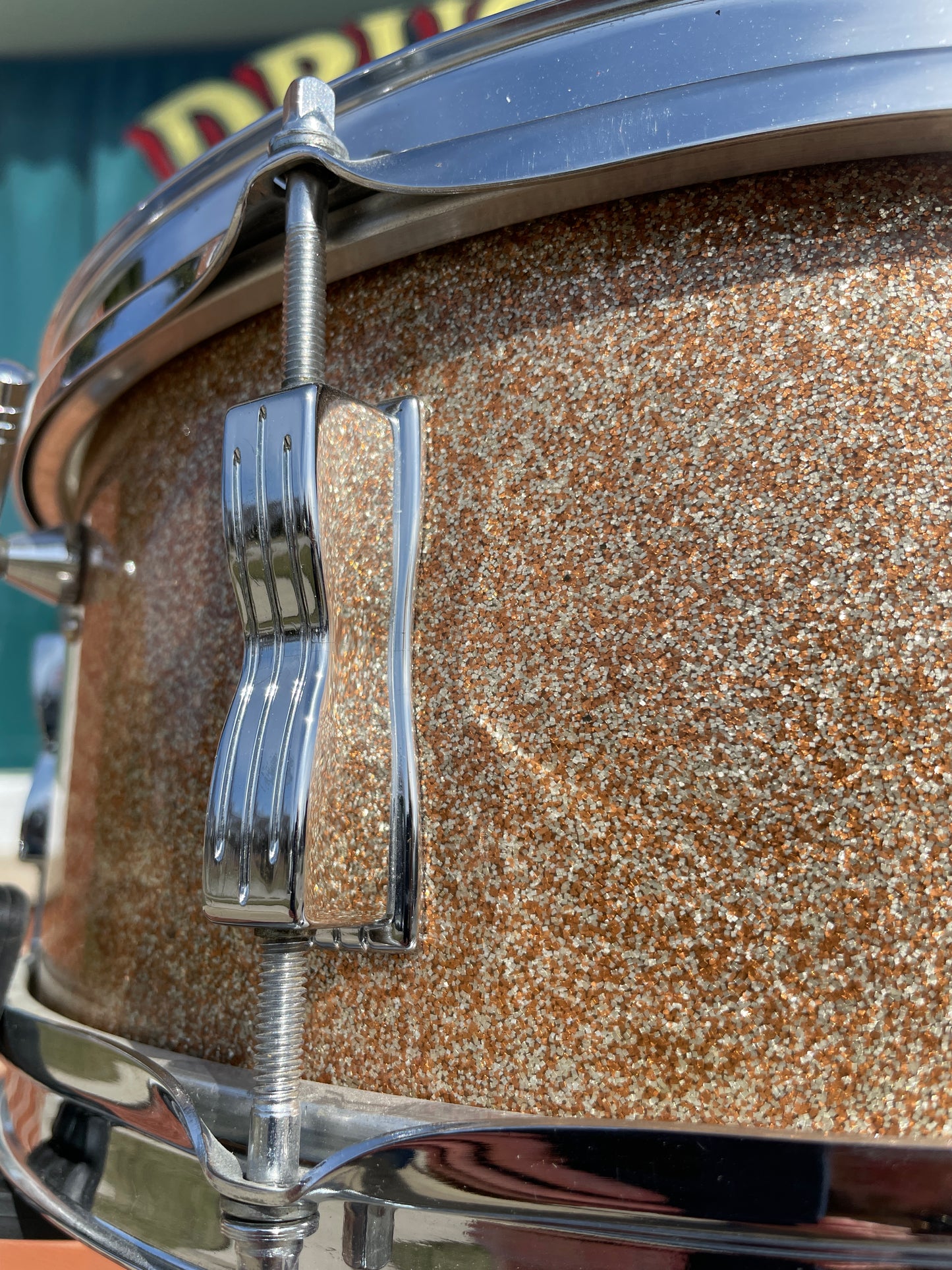 1964 Ludwig 5x14 Pioneer Snare Drum Champagne Sparkle