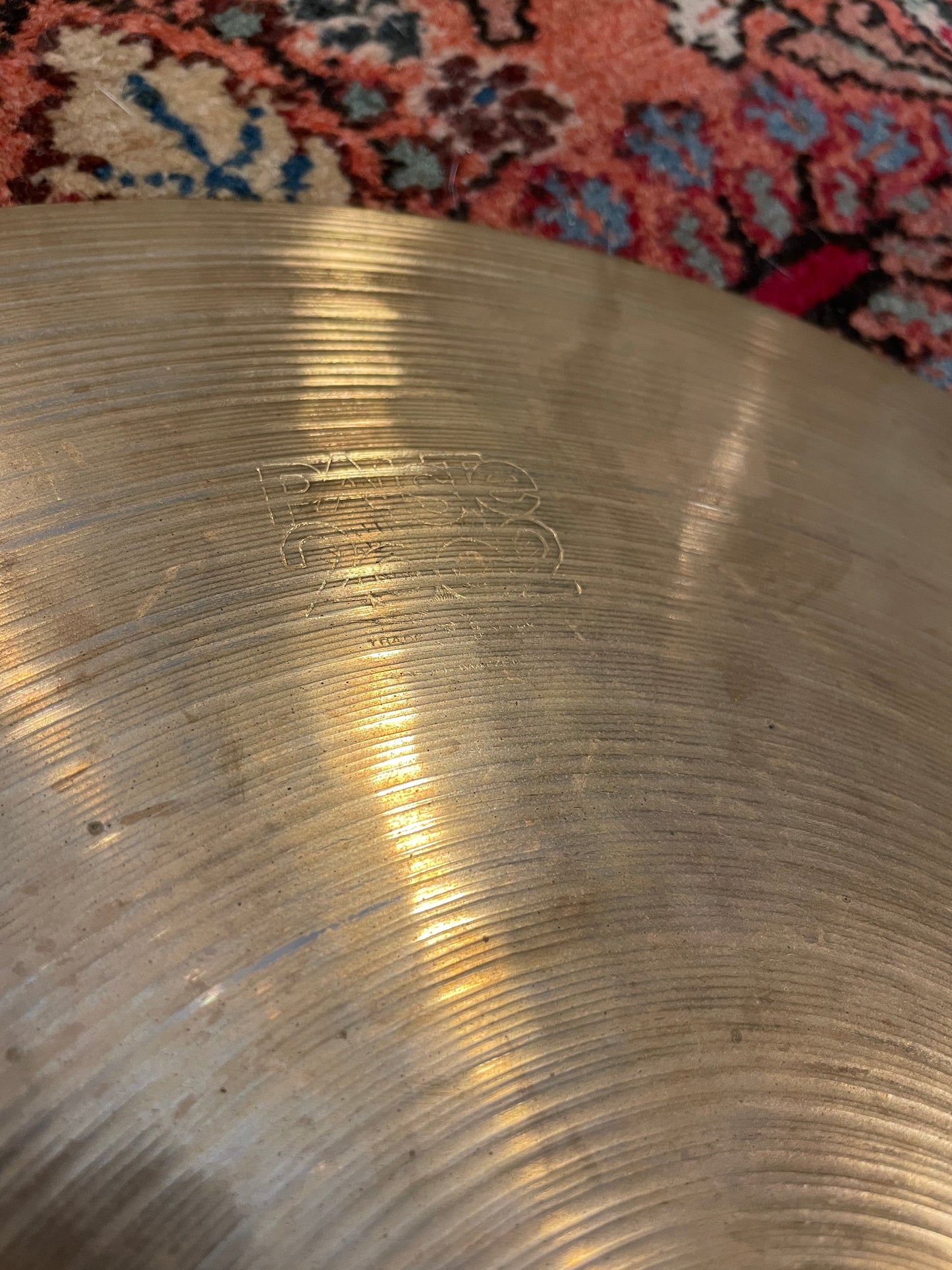 16" Vintage Paiste 1979 2002 Crash Cymbal 998g #722