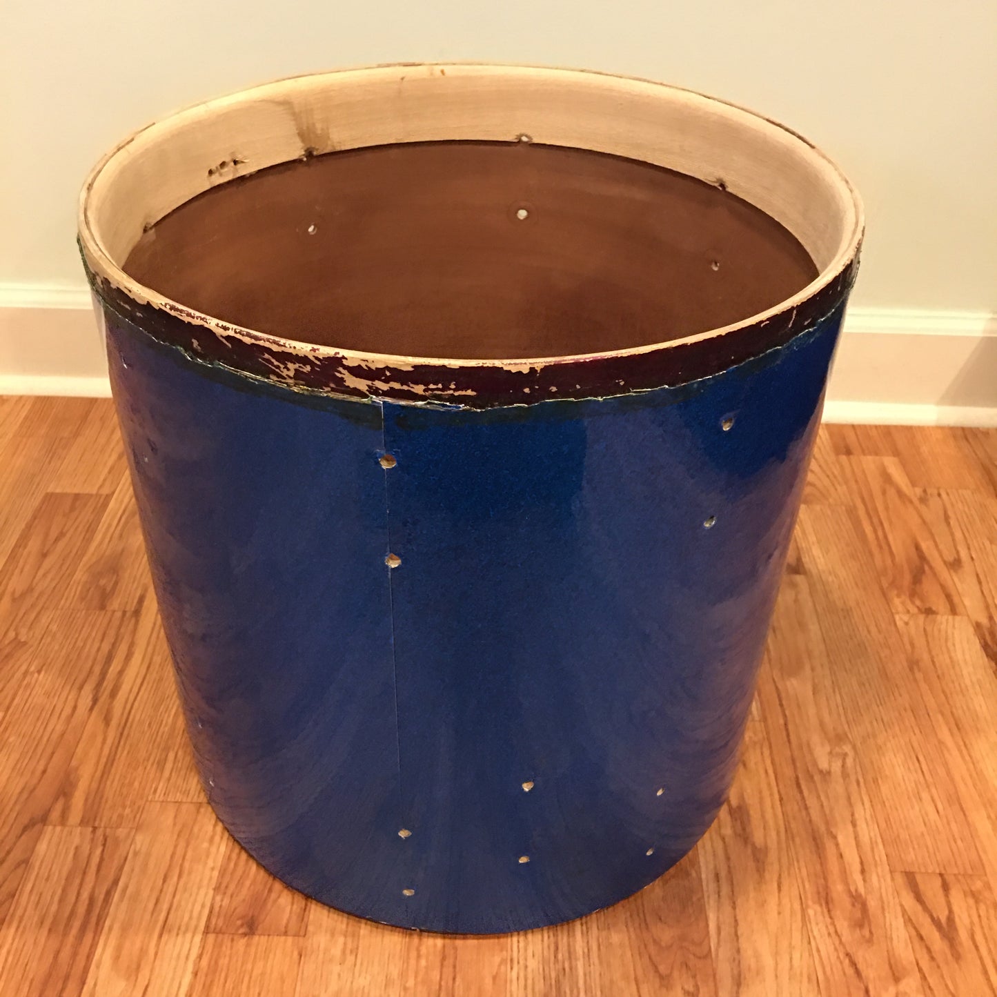 Vintage Slingerland 16x16 Radio King Floor Tom Blue Sparkle