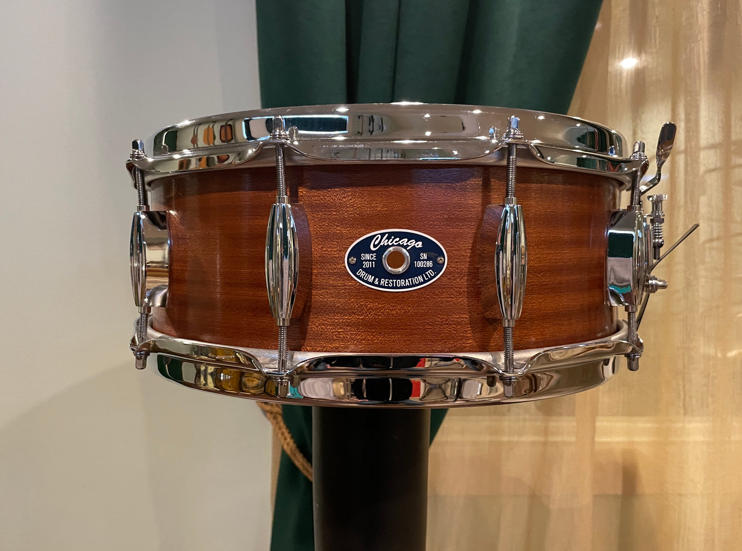 Chicago Drum 8x22 Bass Drum & 5.5x14 Snare Drum Mahogany/Poplar Tung Oil Finish