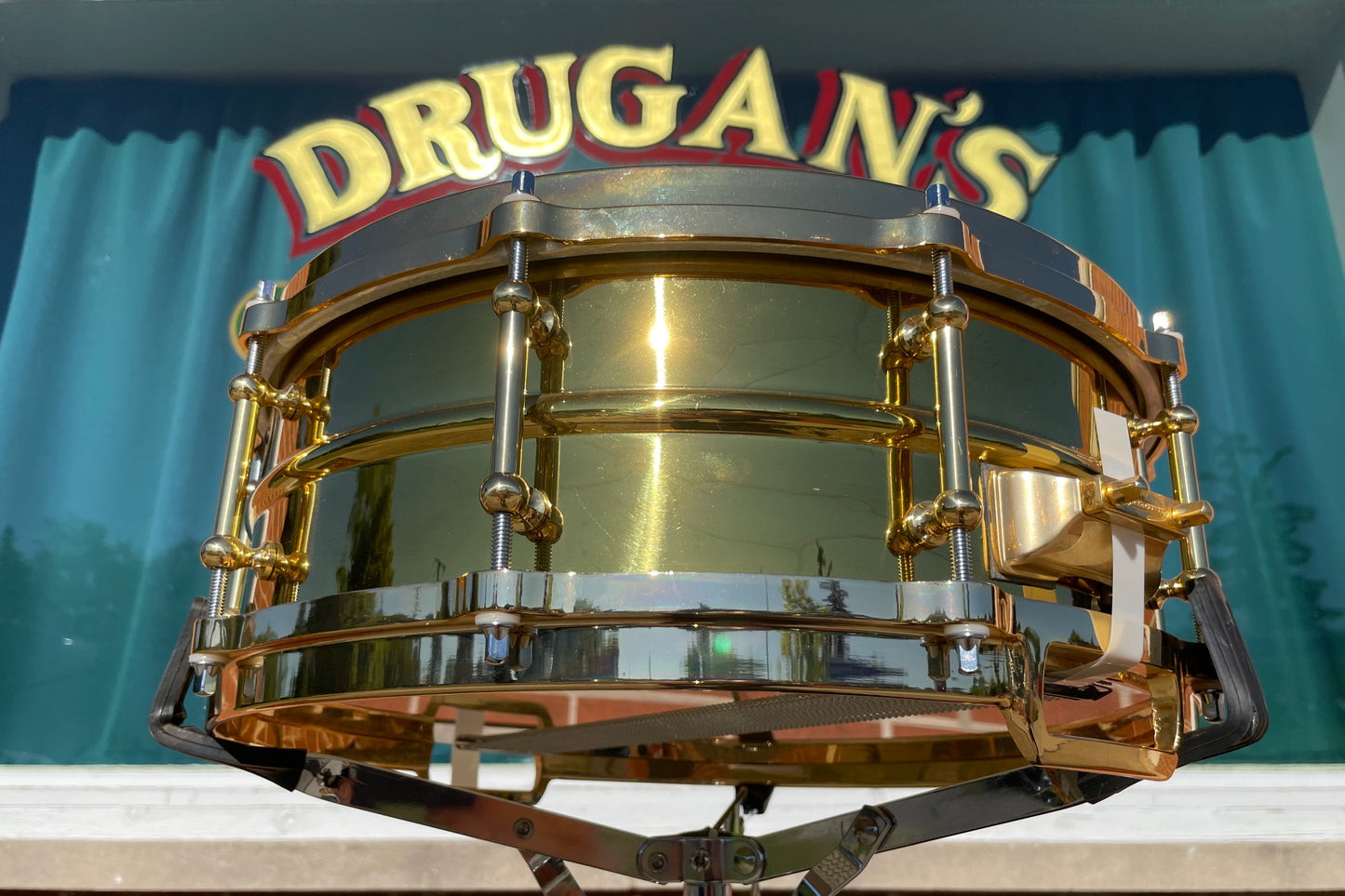 2000 Ludwig 5x14 Limited Edition Brass Millennium Snare Drum #36 of 100