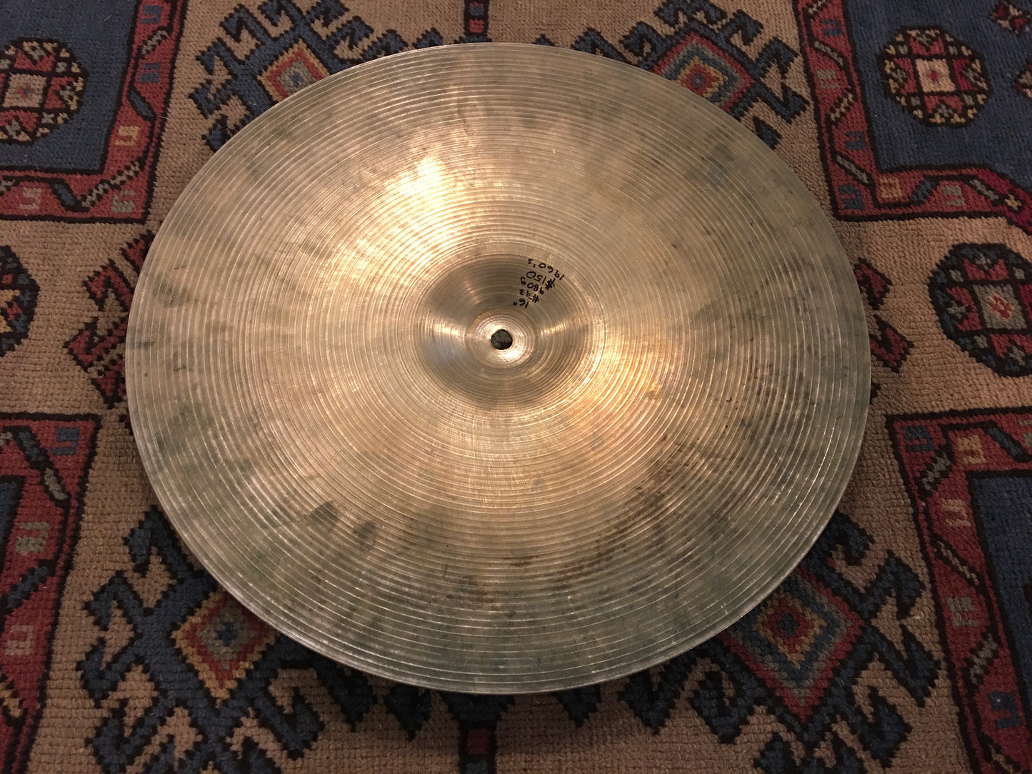 16" Zildjian A 1960s Crash Cymbal 980g #93