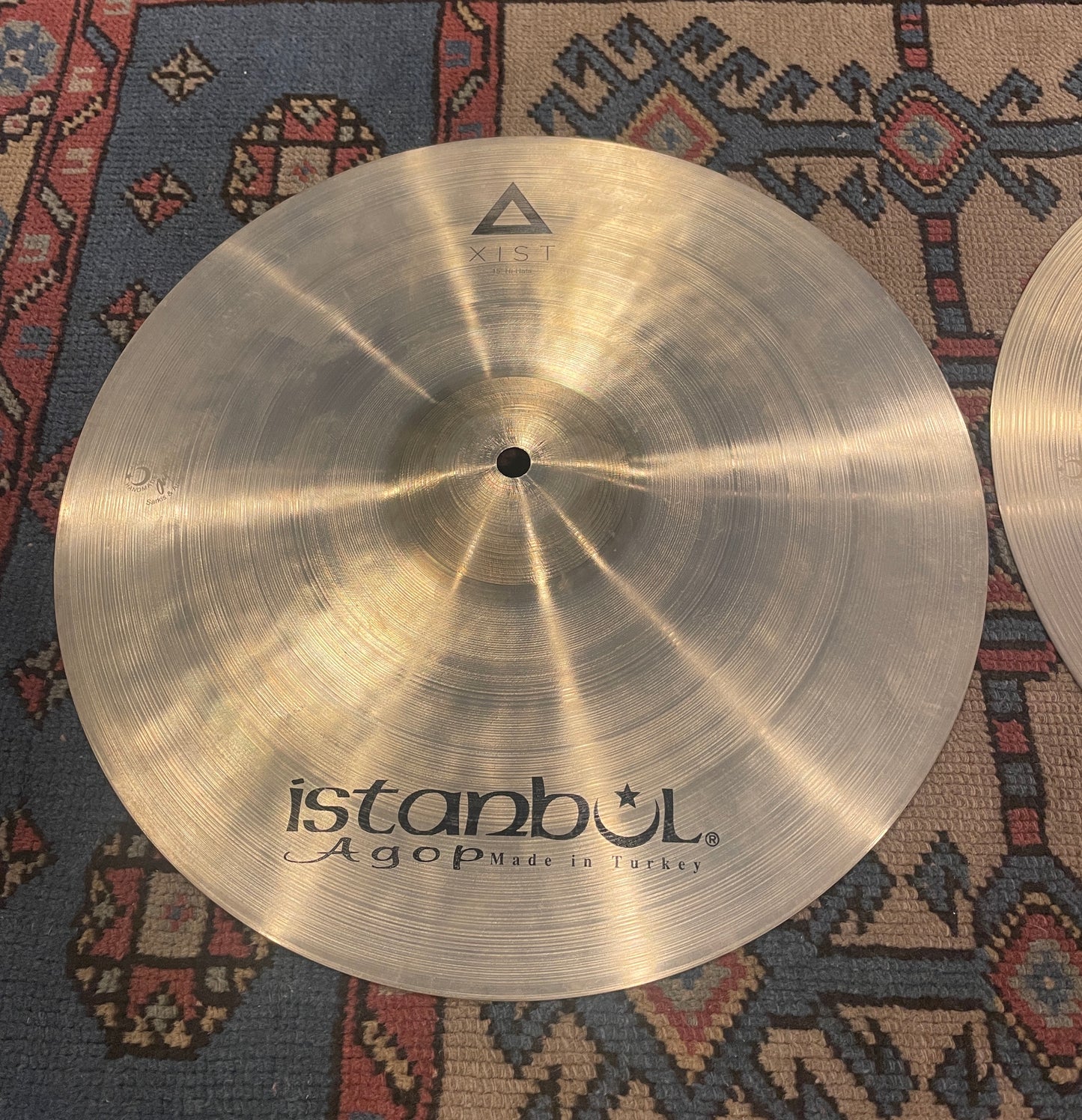 15" Istanbul Agop Xist Hi-Hat Cymbal Pair 1091g/1286g