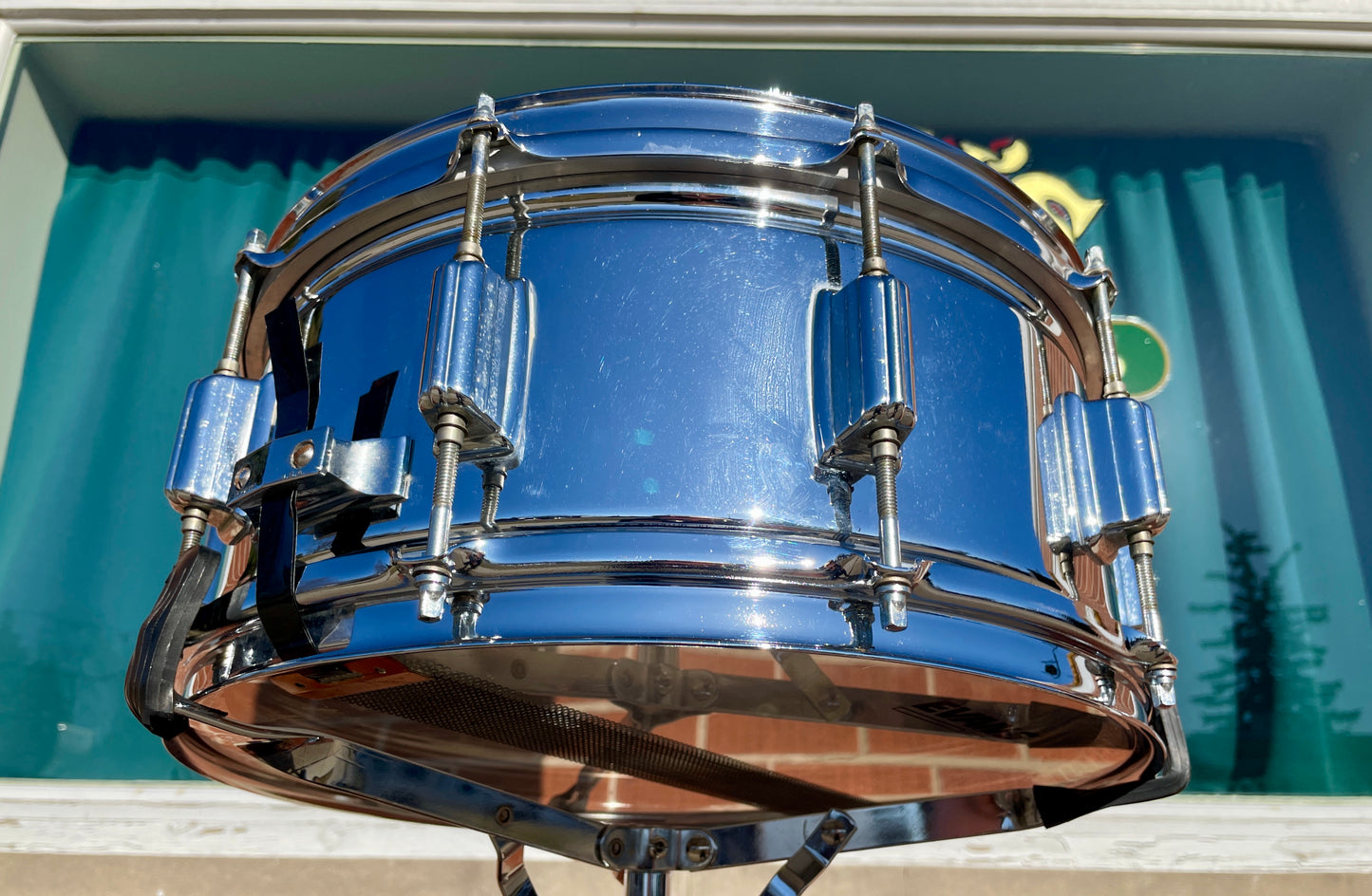 1970s Rogers Big R Super Ten 6.5x14 Snare Drum