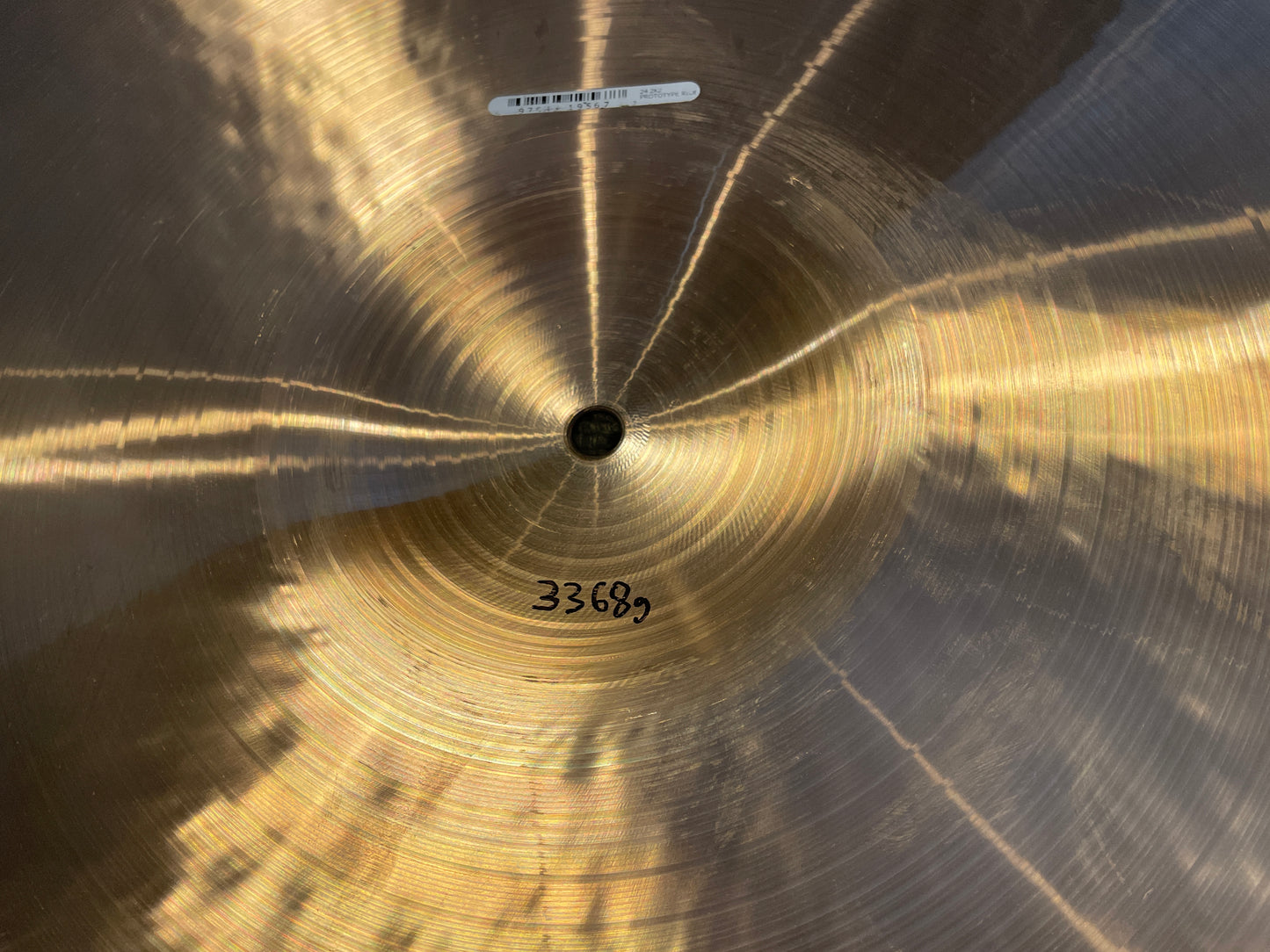 24" Paiste 2K2 Prototype Ride Cymbal 2002 3368g *Video Demo*
