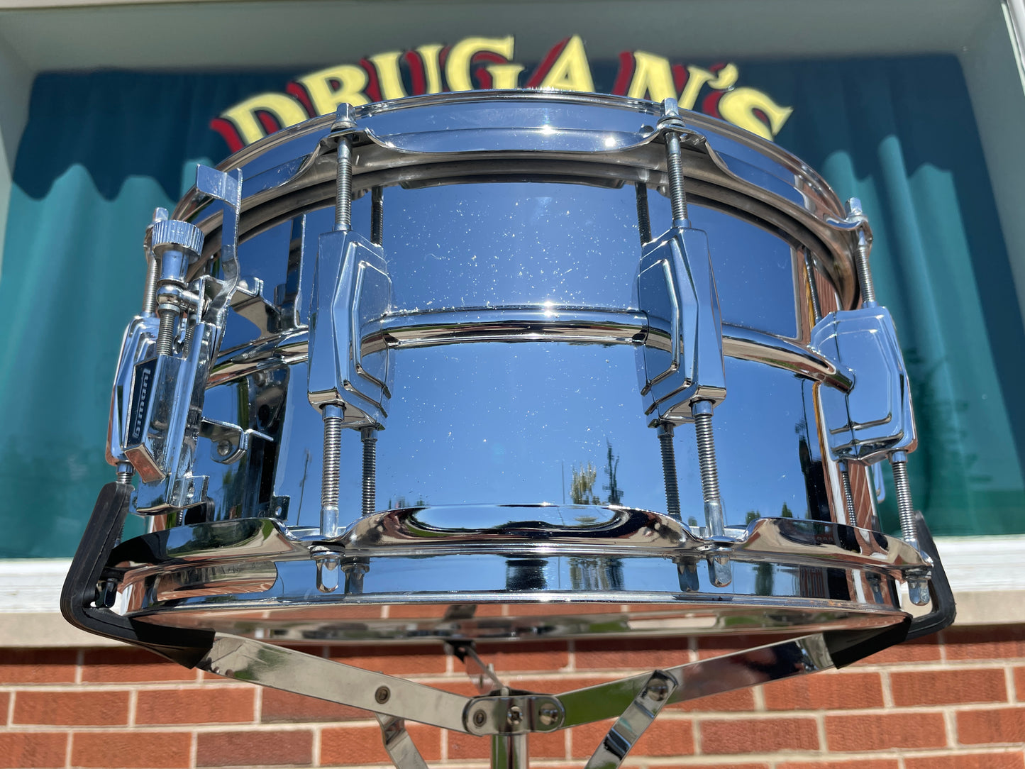 1970s-1980s Ludwig 6.5x14 LM402 Supraphonic Snare Drum